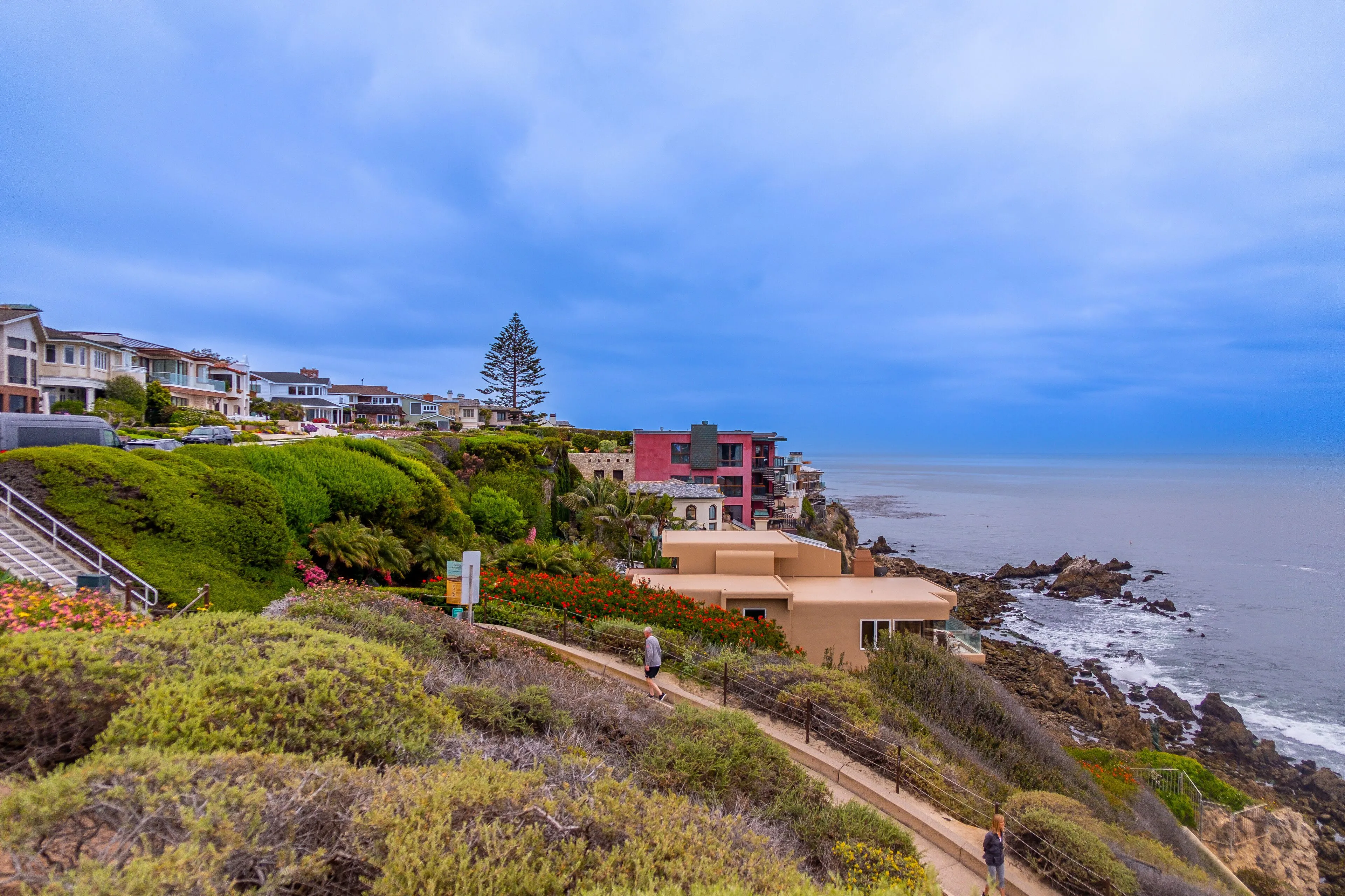 Coastal view in Costa Mesa, California