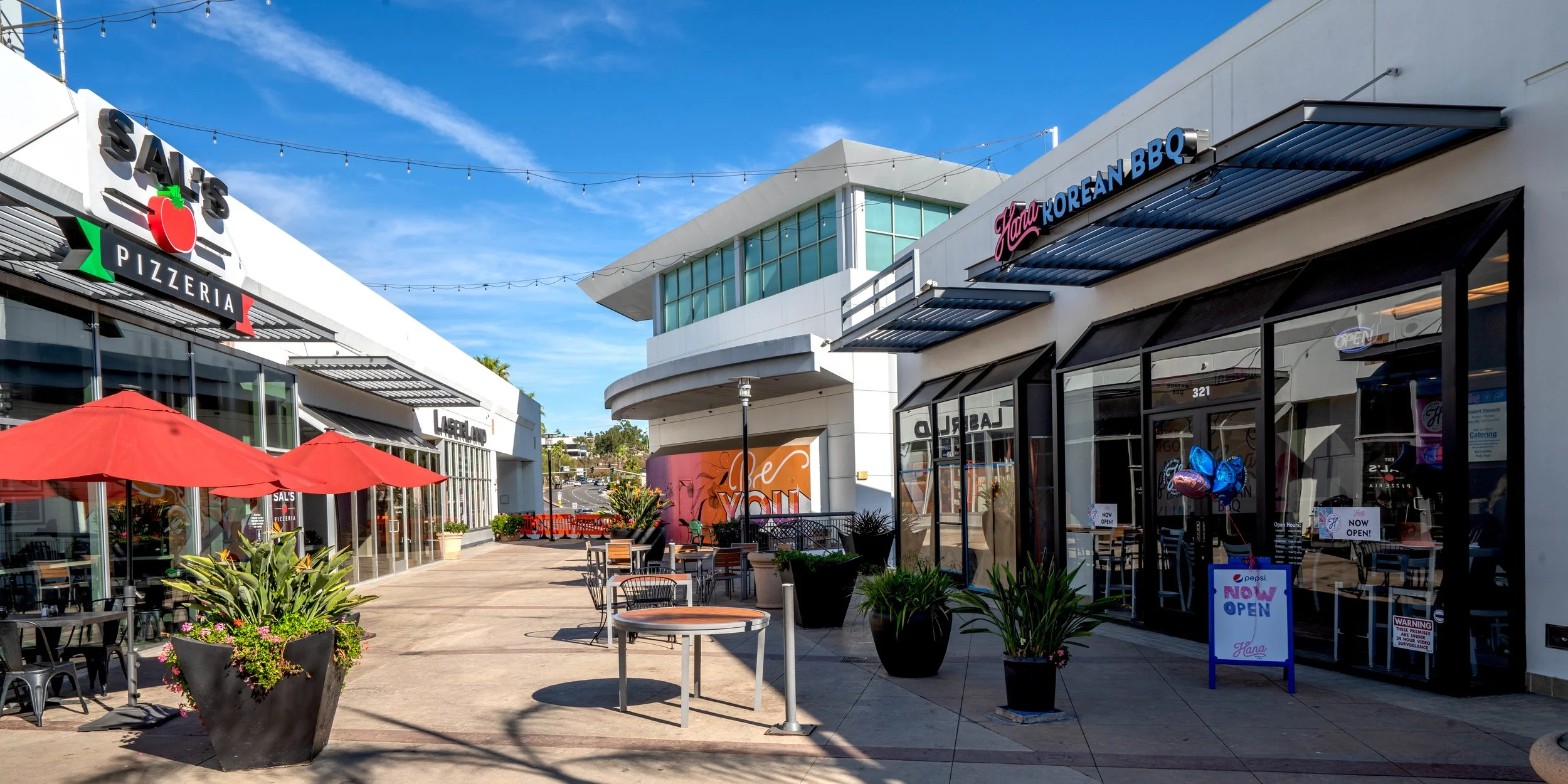 Kaleidoscope Mall outdoor retail and dining