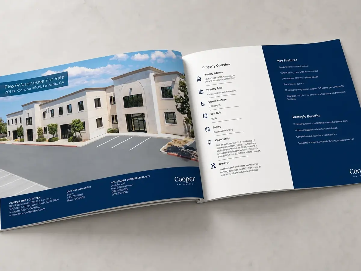 Cooper One Fourteen — commercial real estate brand identity