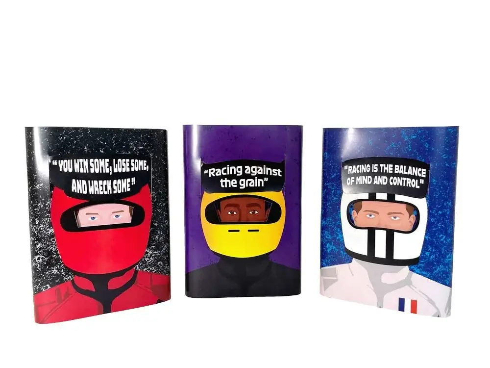 Motorsport book cover series